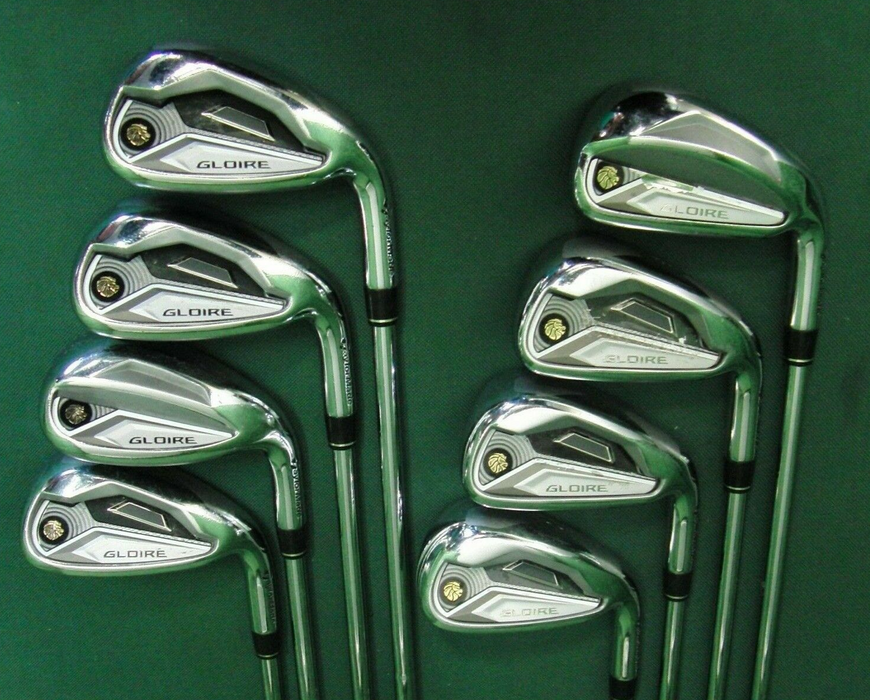 Set Of 8 x TaylorMade Gloire Irons 5-SW+AW Regular Steel Shafts