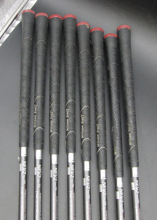 Set of 8x Wilson Tab TC-1 5-SW + AW Irons Stiff Graphite Shafts*