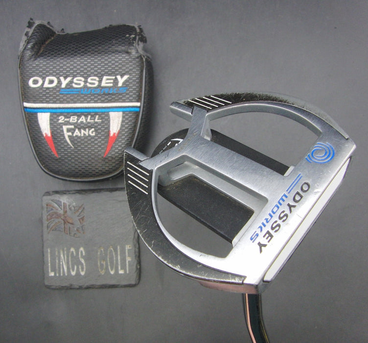 Odyssey Works 2-Ball Fang Putter Steel Shaft 86cm Length Odyssey Grip + HC