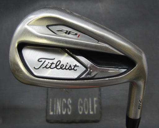 Titleist AP1 718 9 Iron Stiff Steel Shaft Golf Pride Grip