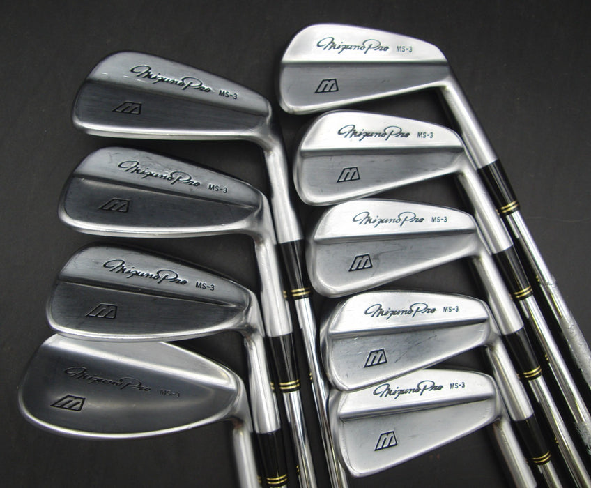 Set of 9x Mizuno Pro MS-3 Irons 3-SW Regular Steel Shafts Mizuno Grips