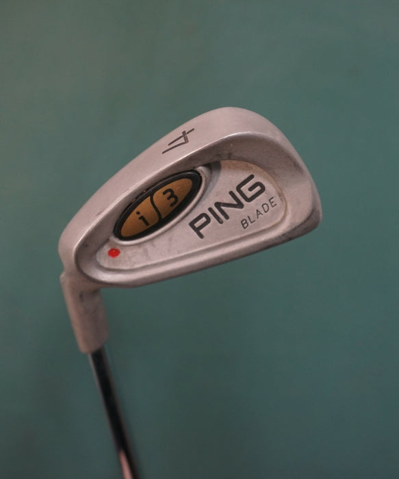 Left-Handed Ping i3 Blade Red Dot 4 Iron Regular Steel Shaft Ping Grip