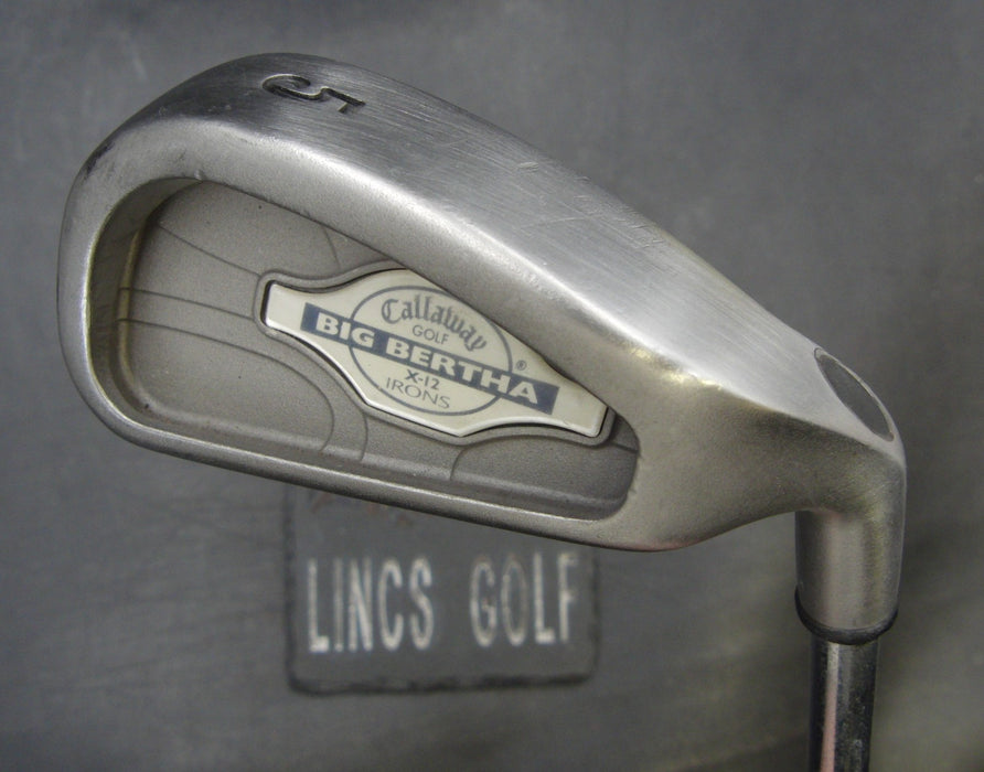 Callaway Big Bertha X-12 5 Iron Regular Steel Shaft Royal Grip