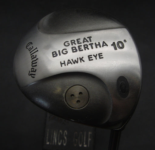 Callaway Great Big Bertha Hawk Eye 10° Driver Regular Graphite Shaft Lamkin Grip