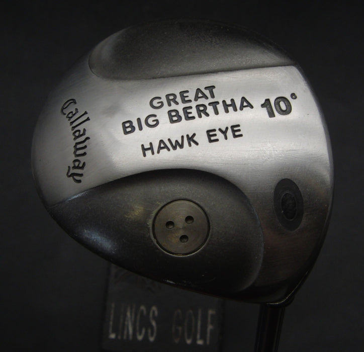 Callaway Great Big Bertha Hawk Eye 10° Driver Regular Graphite Shaft Lamkin Grip