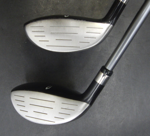 Set of 2 Maruman Lucero Fairway 3 & 5 Woods Stiff Graphite Shafts Maruman Grips
