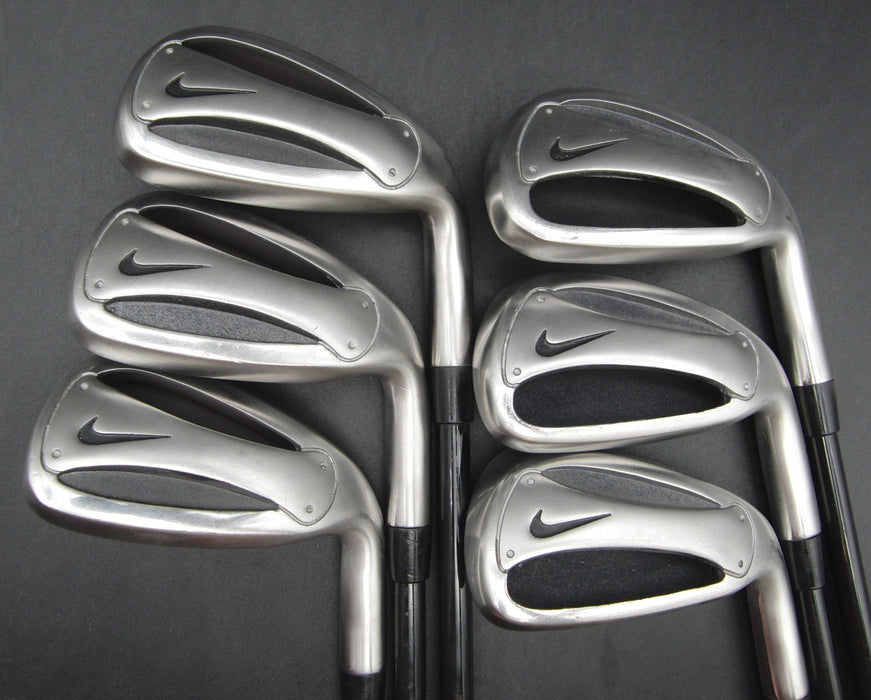Set of 6x Nike Slingshot Irons 5-PW Stiff Graphite Shafts Nike Grips
