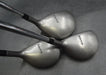 Set of 3 Maruman Creative 1 Driver &3+4 Woods Regular Steel Shafts Maruman Grips