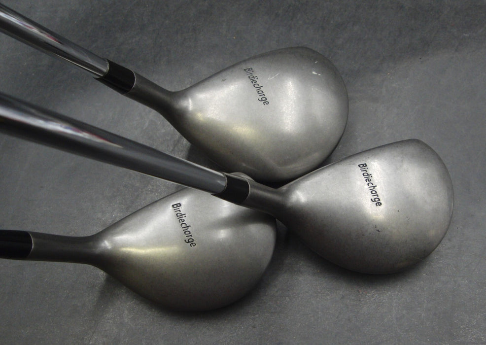 Set of 3 Maruman Creative 1 Driver &3+4 Woods Regular Steel Shafts Maruman Grips