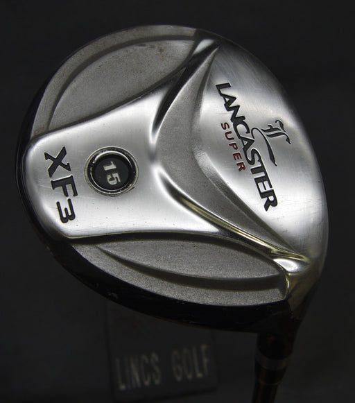 Lancaster Super XF3 15° 3 Wood Stiff Graphite Shaft Lancaster Grip