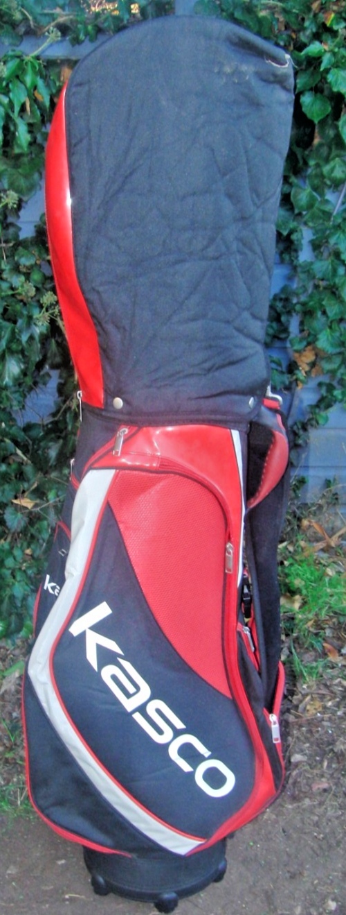 6 Division Kasco Golf Cart Carry Trolley Golf Clubs Bag*