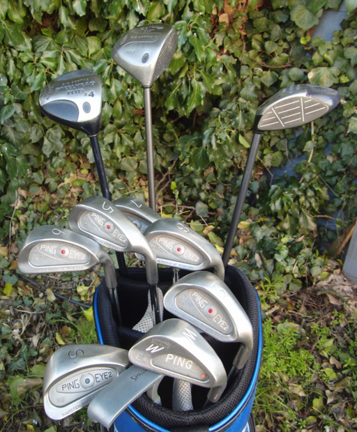 Set of Ping 5-SW+Callaway Driver + Callaway 3 Wood+4 Wood+ Spalding Putter*