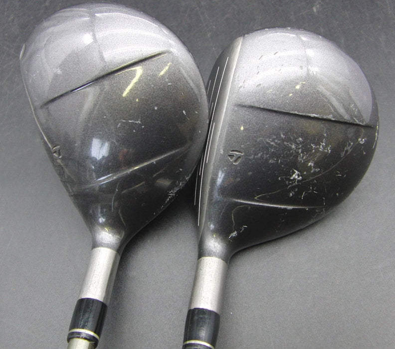 Set of 2 TaylorMade 200 Steel 3 Wood + 5 Wood Stiff Graphite Shafts