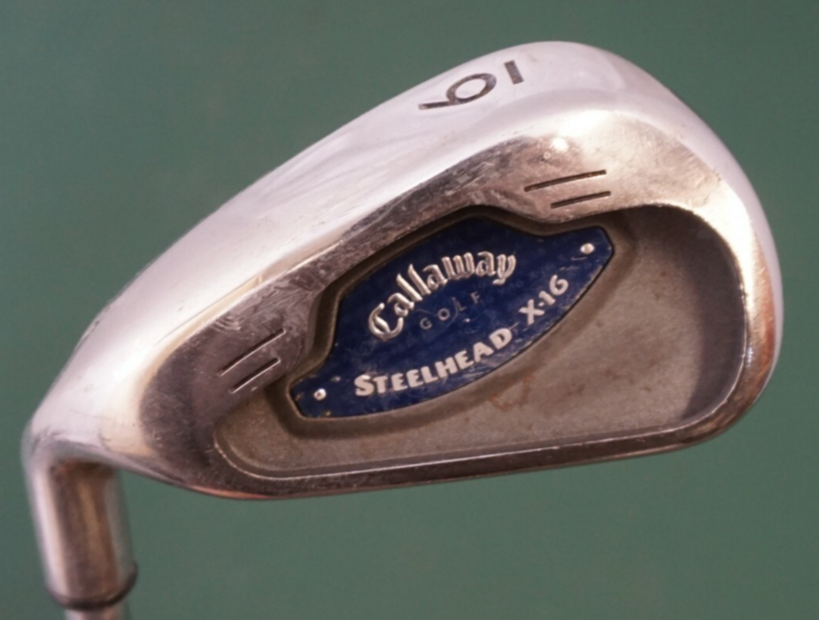 Left-Handed Callaway Steelhead X-16 6 Iron Uniflex Steel Shaft Callaway Grip