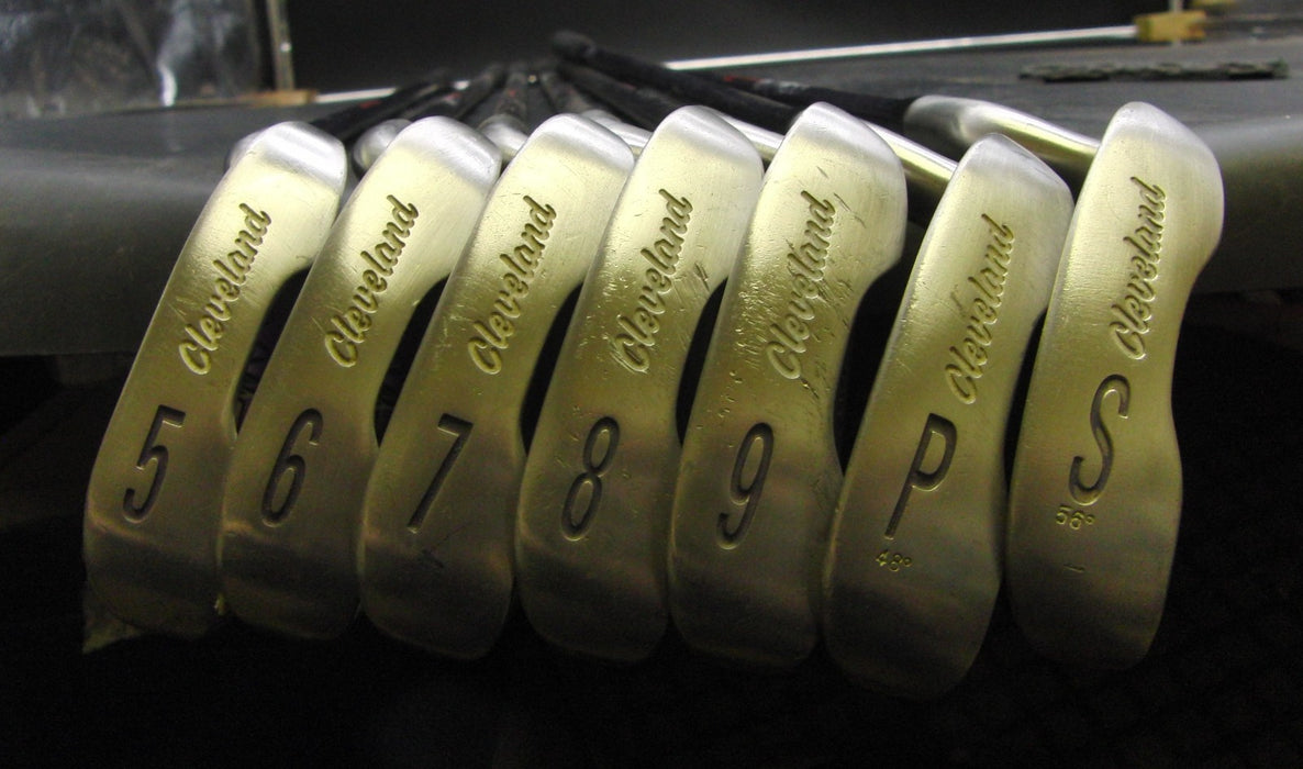 Set of 7x Cleveland VAS 792 Irons 5-SW Regular Graphite Shafts Black Grips*