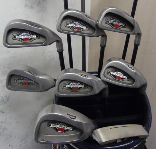 Set of Callaway Big Bertha Iron 4-PW + Driver + 5 Wood + 7 Wood + Putter*