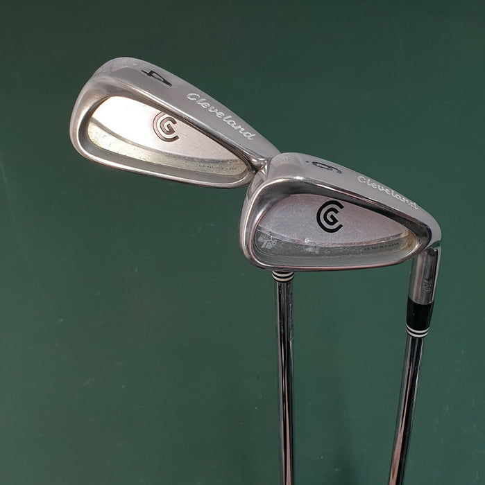 Set of 2 x Cleveland TA6 Irons 4 & 6 Regular Steel Shaft Mixed Grips