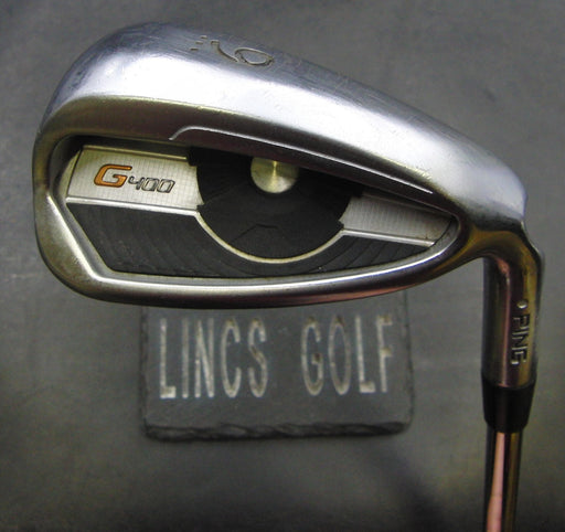 Ping G400 Silver Dot 9 Iron Stiff Steel Shaft Golf Pride Grip