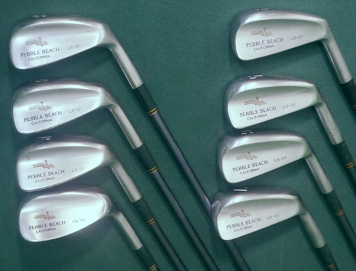 Vintage Ladies Set Of 8 x Pebble Beach LS-01 Irons 4-SW Ladies Graphite Shafts
