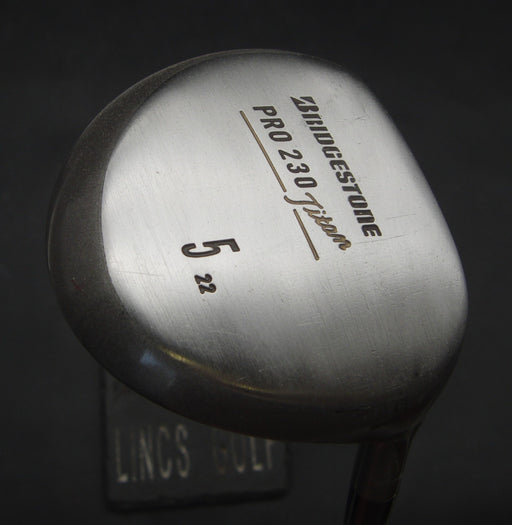 Bridgestone Pro 230 Titan 22° 5 Wood Regular Graphite Shaft Golf Pride Grip