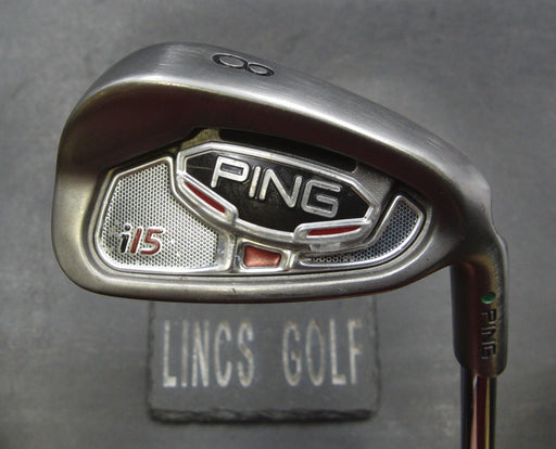 Ping i15 Green Dot 8 Iron Stiff Steel Shaft Ping Grip