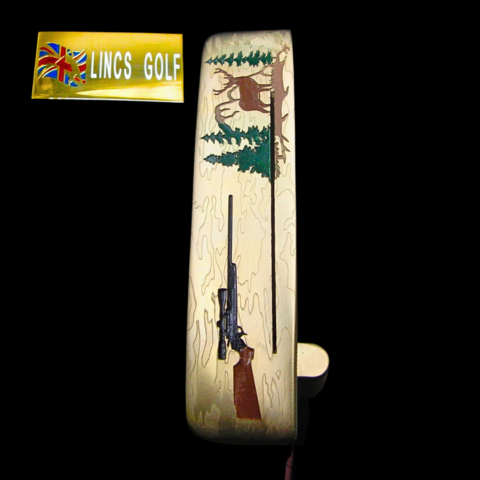 Custom Milled Hunting Theme Ping Anser Putter 88.5cm Genuine Leather HC