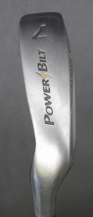 Left-Handed Power Bilt Spazian GS-45 7 Iron Stiff Steel Shaft Tour Edge Grip