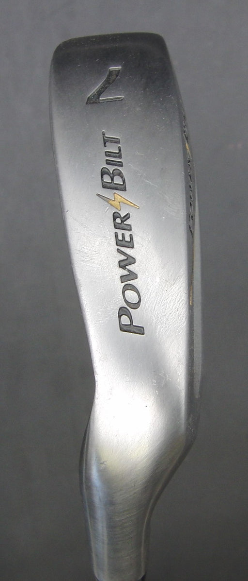Left-Handed Power Bilt Spazian GS-45 7 Iron Stiff Steel Shaft Tour Edge Grip