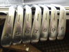 Set of 7x Mizuno T-Zoid COMP EZ Irons 4-PW Stiff Steel Shafts Mizuno Grips*