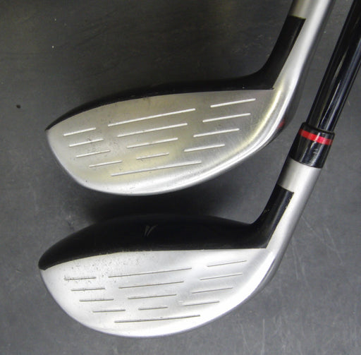 Set of 2 Maruman Verity Red-V 16° 3 + 19° 5 Woods Stiff Graphite Shafts