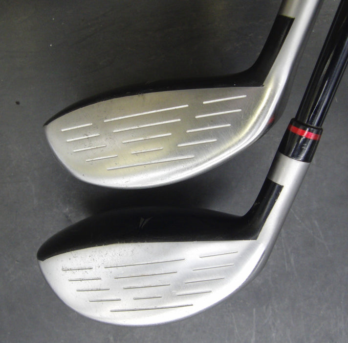 Set of 2 Maruman Verity Red-V 16° 3 + 19° 5 Woods Stiff Graphite Shafts