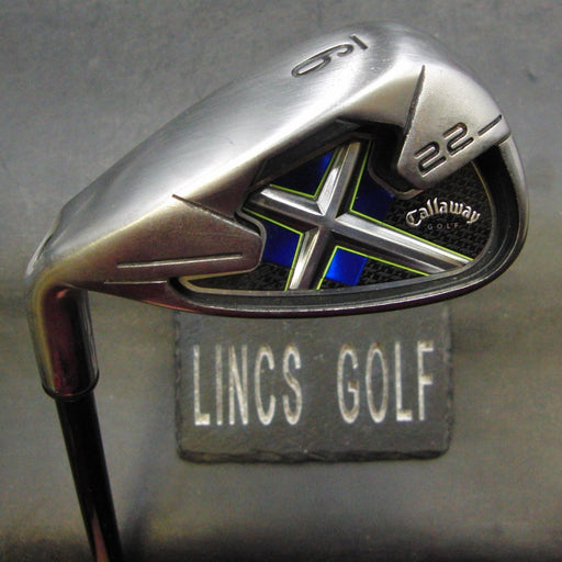 Left-Handed Callaway X22 9 Iron Senior Graphite Shaft Golf Pride Grip