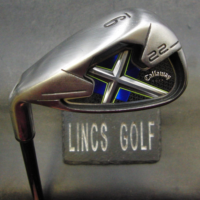 Left-Handed Callaway X22 9 Iron Senior Graphite Shaft Golf Pride Grip