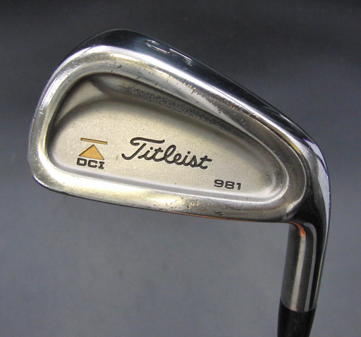 Titleist DCI 981 Gold Triangle 5 Iron Regular Flex Steel Shaft Titleist Grip