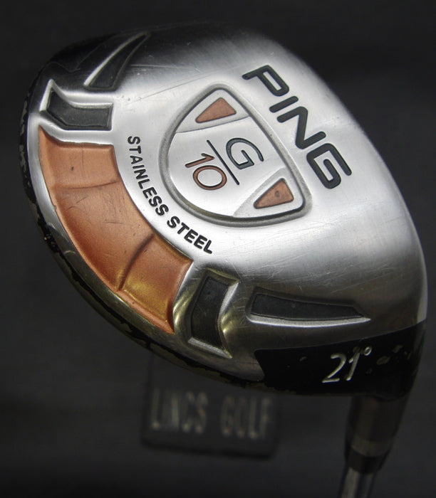 Ping G10 Stainless Steel 21° 4 Hybrid Stiff Steel Shaft Susas Pro Grip