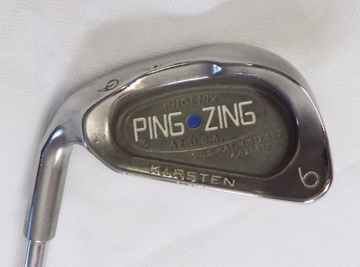 Left Handed Ping Zing Blue Dot 6 Iron KT-M Stiff Flex Steel Shaft