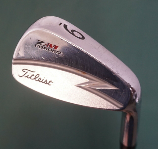 Titleist ZM Forged 9 Iron Stiff Steel Shaft Golf Pride Grip