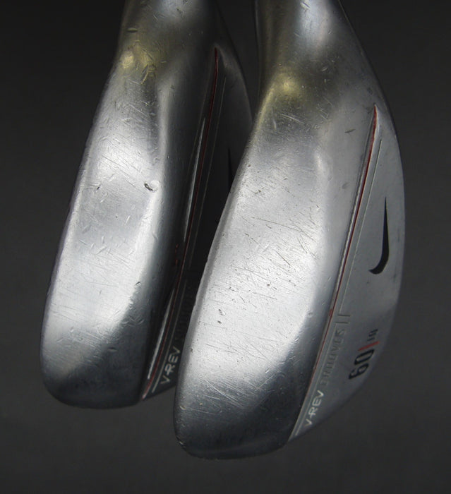 Set of 2 Nike VR V-Rev Grooves Gap & Lob Wedges Stiff Steel Shafts Nike Grips