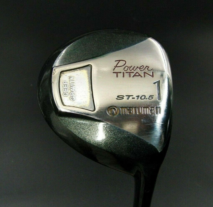 Vintage Maruman Power Titan Deep Gravity ST-10.5° Driver Stiff Graphite Shaft