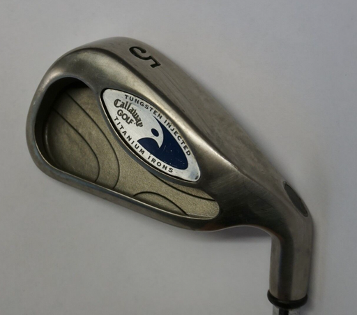 Callaway Hawkeye Tungsten Titanium 5 Iron Regular Steel Shaft Iguana Grip