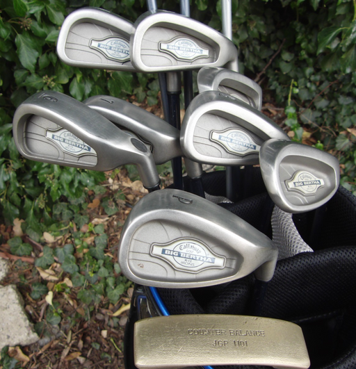 Set of Callaway Big Bertha X-12 4-SW+ Callaway Driver+ 4 Wood+ 5 Wood+ Putter*