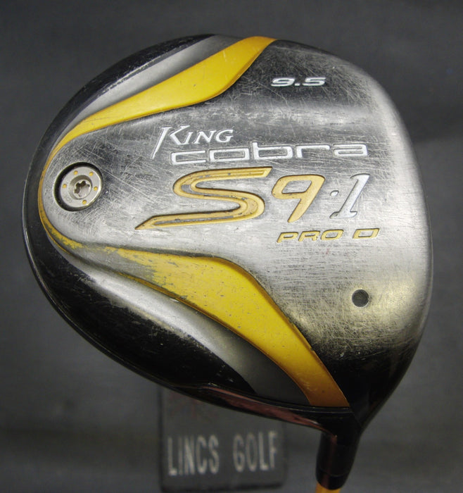 King Cobra S9-1 Pro D 9.5° Driver Stiff Graphite Shaft Cobra Grip*