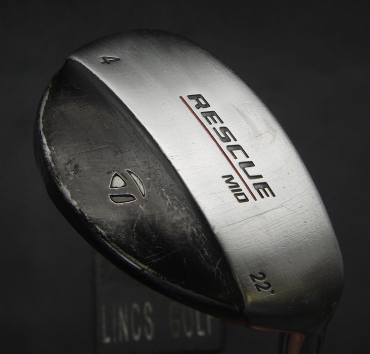 TaylorMade Mid Rescue 22° 4 Hybrid Stiff Steel Shaft Golf Pride Grip