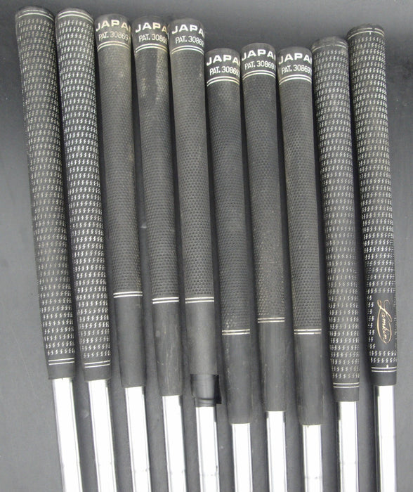 Set of 10x Snake Eyes TC-01 3-SW+LW Irons Regular Steel Shafts Mixed Grips