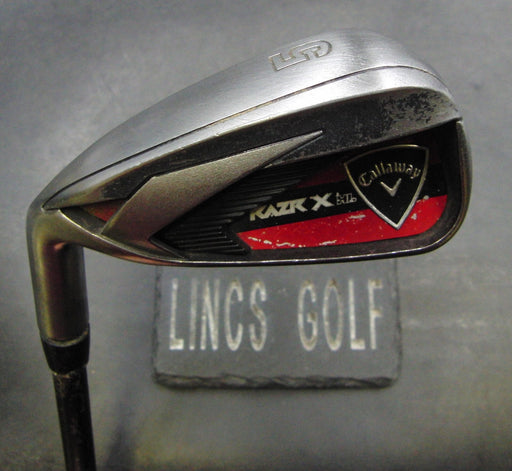 Left-Handed Callaway Razr X HL 5 Iron Regular Graphite Shaft Lamkin Grip