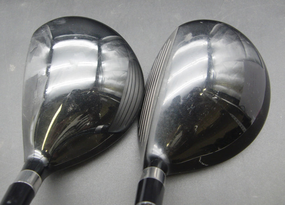 Set of 2 Bridgestone TourStage X-FW 3+5 Woods Stiff Graphite Shafts T/Edge Grips