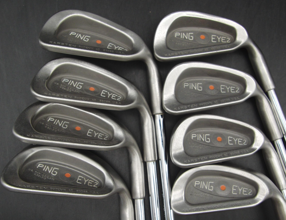 Set Of Ping Eye 2 4-SW Irons+ 3 Wood + 4 Wood + Driver + Putter