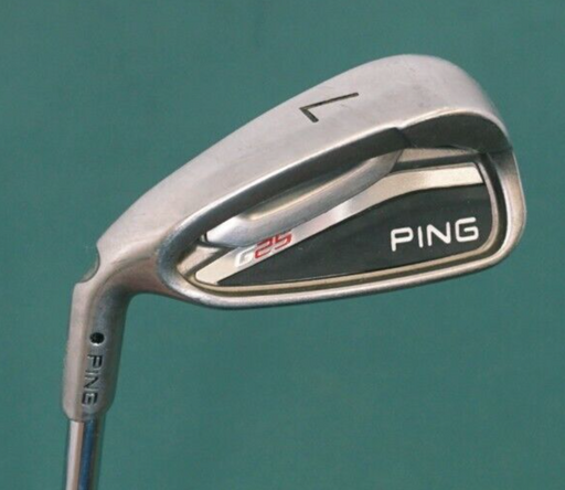 Left-Handed Ping G25 Black Dot 7 Iron Regular Steel Shaft Ping Grip