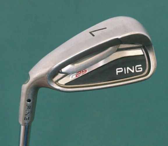 Left-Handed Ping G25 Black Dot 7 Iron Regular Steel Shaft Ping Grip