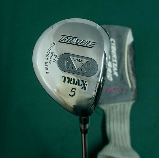 Vintage Triumph Triaxx 5 Wood Regular Steel Shaft Pro Tour Grip